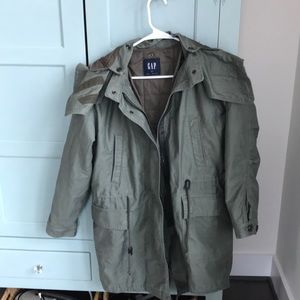 Gap military style parka.